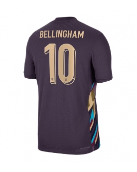 Inghilterra Jude Bellingham #10 Maglia Gara Trasferta Repliche Europei 2024